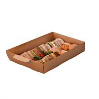 Caja de cartón kraft - 36 x 25 cm