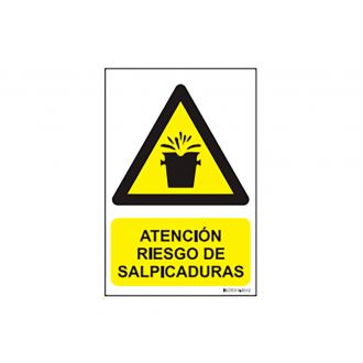 NORMALUZ® | Señal peligro "riesgo de salpicaduras"