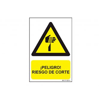 NORMALUZ® | Señal peligro "riesgo de corte"