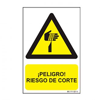 NORMALUZ® | Señal peligro "riesgo de corte"