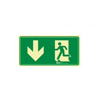 NORMALUZ® | Señal de evacuación "flecha abajo"