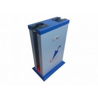 Máquina para embolsar paraguas, doble