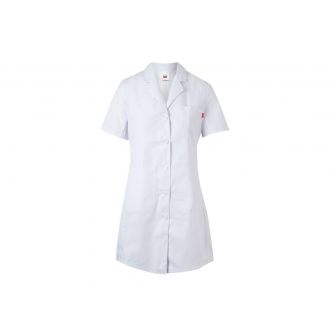 VELILLA |  Bata mujer manga corta blanca - Talla M