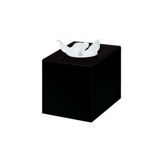 GHESSU | Dispensador pañuelo facial en cubo negro