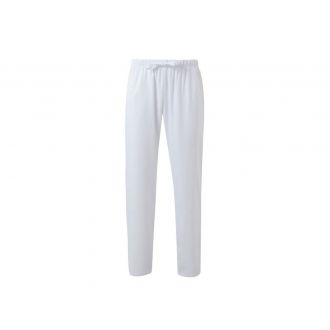 VELILLA | Pantalón pijama microfibra blanco - Talla