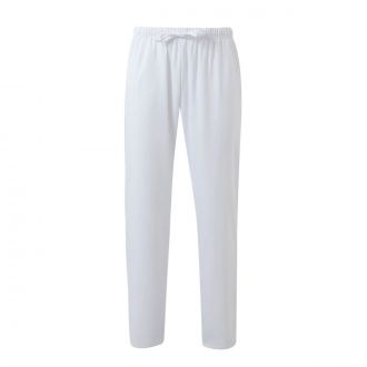 VELILLA | Pantalón pijama microfibra blanco - Talla