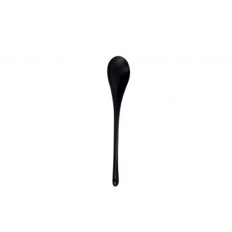 Cuchara CPLA negra (30*50)