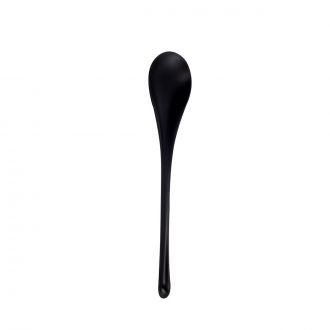 Cuchara CPLA negra (30*50)