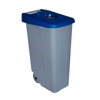 DENOX | Tapa abierta azul para contendedor de 85 L
