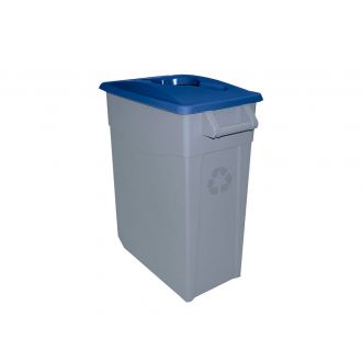 DENOX | Tapa abierta azul para contendedor Zeus de 65 L