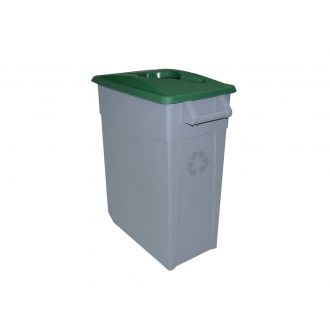 DENOX | Tapa abierta verde para contendedor Zeus de 65 L