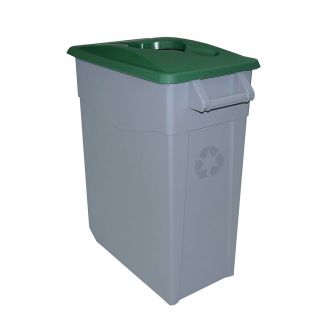 DENOX | Tapa abierta verde para contendedor Zeus de 65 L