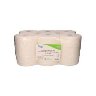 BUGA | Papel Higiénico Industrial - 2 capas - Celulosa reciclada