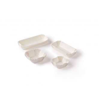Cápsula rectangular de papel - 8,4 x 3,1 cm