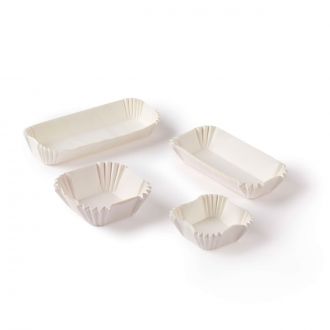 Cápsula rectangular de papel - 8,4 x 3,1 cm