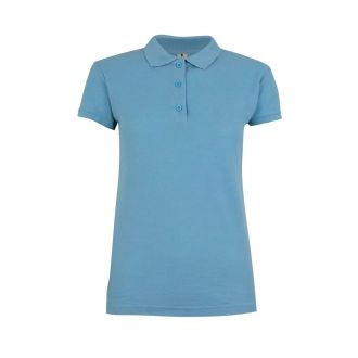 VELILLA | Polo manga corta mujer azul - Talla S