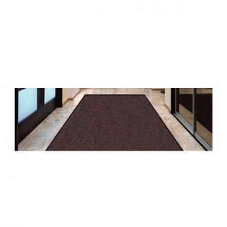 Karaat | Alfombra textil marrón para zona de paso interior - 60 x 100 cm