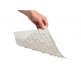 Diamond | Alfombra baño blanca - 54 x 54 cm