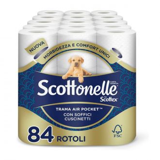 SCOTTONELLE® | Papel higiénico doméstico blanco - 2 capas
