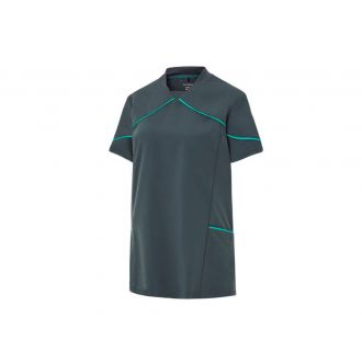 MONZA | Casaca sanitaria mujer cuello V Rib Slim Fit - Talla L