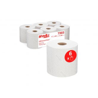 WypAll® L20 | Paños de celulosa para la industria - Dispensación Central / Blanco