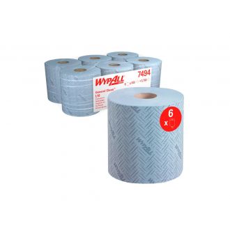 WypAll® L10 | Paños de celulosa para alimentación e higiene - Dispensación Central / Azul