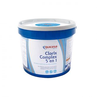QUICESA | Clorix Complex 5 en 1 - Desinfectante de acción múltiple - 25 kg