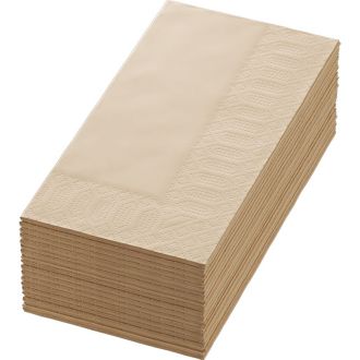 Duni| Servilletas bio Dunisoft® 40x40 - Marron