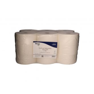 BUGA | Papel Higiénico Industrial - 2 capas - Celulosa virgen