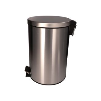 Papelera 20L con Pedal Inoxidable Mate