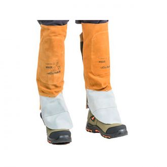 SAFETOP® | Polainas serraje de piel - Talla Única