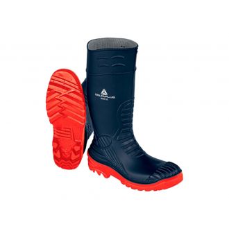 DELTA PLUS | Bota PVC nitrilo IRON S5 SRC azul y rojo - Talla 44