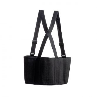 SAFETOP® | Faja lumbar elástica con velcro y tirantes - Talla M