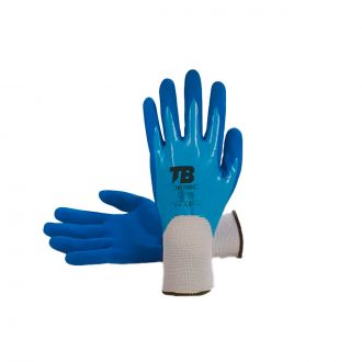 Guante mécanico de nitrilo touch azul - Talla 10