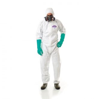 MARCA | Buzo Steelgen riesgo químico blanco - Talla L