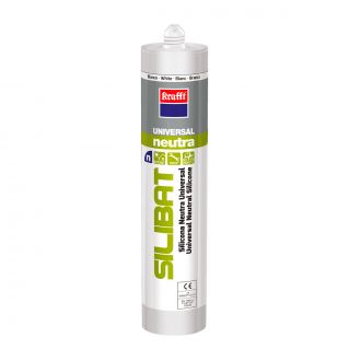 KRAFFT® | Silibat - Silicona neutra universal blanca - 300 ml