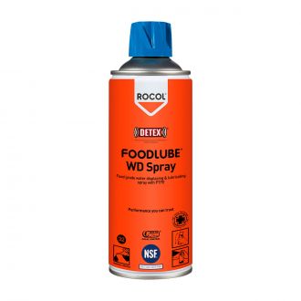 ROCOL® | Foodlube® WD Spray - Pulverizador lubricante para desplazar el agua - 300 ml