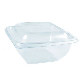 Envase RPET cuadrado transparente - 750 ml