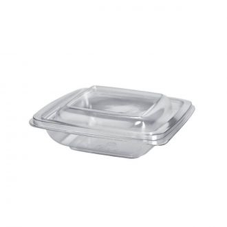 Tapa PET cúpula transparente - 375 - 250 ml