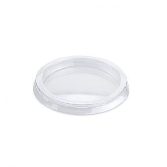 Tapa PVC plana transparente - 73 mm