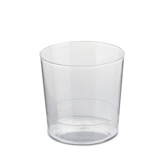 Vaso inyectado PS transparente - 330 ml