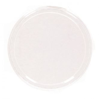 Tapa PVC plana transparente - 98 mm
