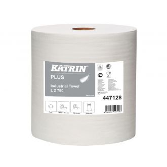 KATRIN | Bobina Industrial Plus 2 capas blanca