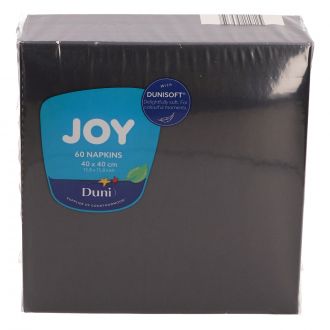 DUNI | Servilleta Dunisoft® negro - 40 x 40 cm