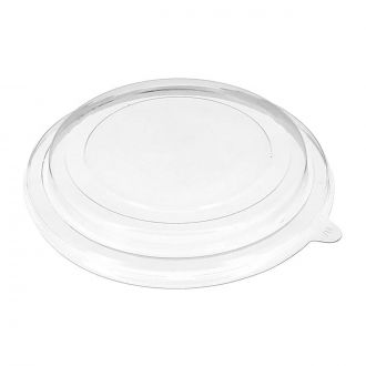 Tapa RPET transparente - 130 mm