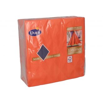 DUNI | Servilleta 40x40 cm, Mandarina