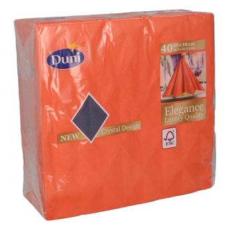 DUNI | Servilleta 40x40 cm, Mandarina