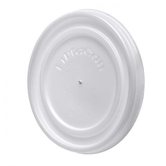 Tapa PS con orificio para vaso - 80mm