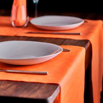 Mantel naranja - 40 x 120 cm