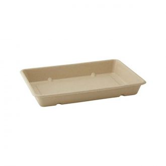 BIOPAK | Envase Bagazo 850 ml Compostable, Marrón